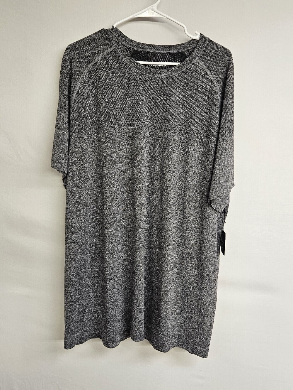 01.Algo Men's 2XL T-Shirt Top Gray UPF 40+ Performance Recycle NWT